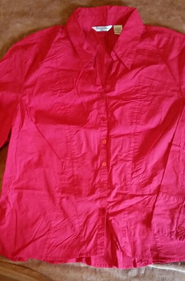 Ladies red power top - Picture 4 of 7